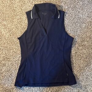 Athleta Navy Sleeveless Tank Top